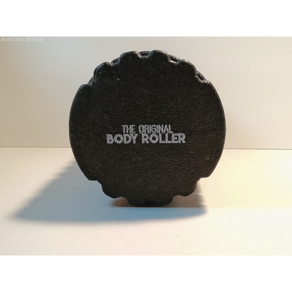 The Original Body Roller Black High Density Textured Foam Muscle Massage Roller
